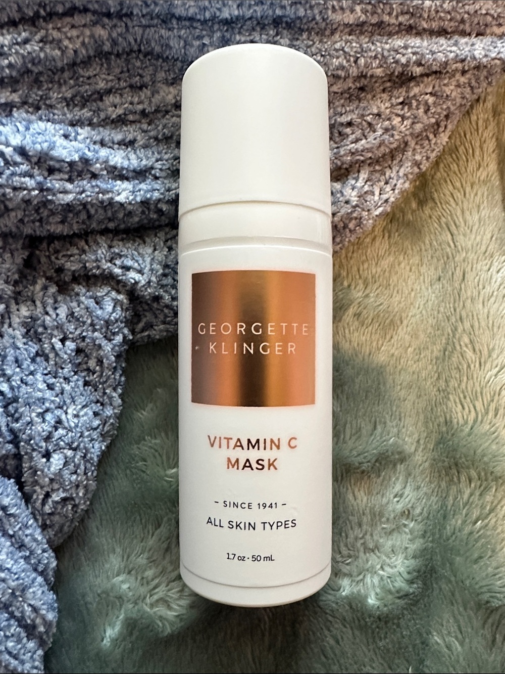 Georgette Klinger Vitamin C Mask — White Bottle with Rose Gold Label
